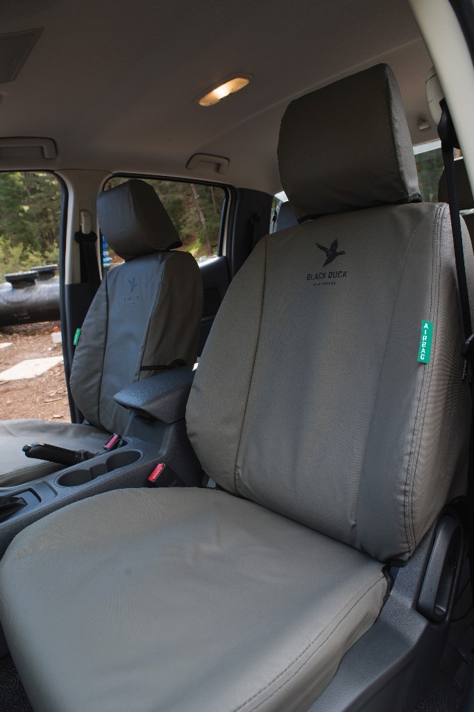 Ford Ranger Px2 Xl Xls Xlt Wildtrak Black Duck Seat Covers Black Duck Canvas Or Denim Seat Covers Please Note These Are Generic Imageay