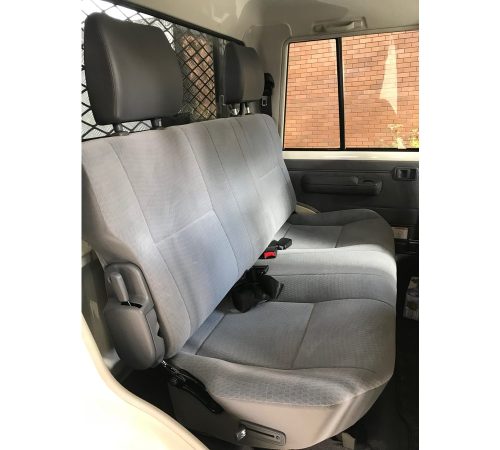 Toyota LandCruiser VDJ79 Series Double Cab Rear Seat Cover — photo 1