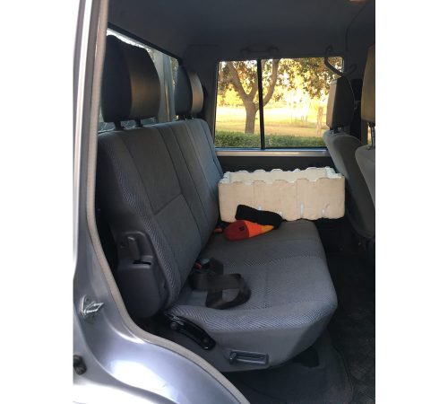 Toyota LandCruiser VDJ79 Series Double Cab Rear Seat Cover — photo 3